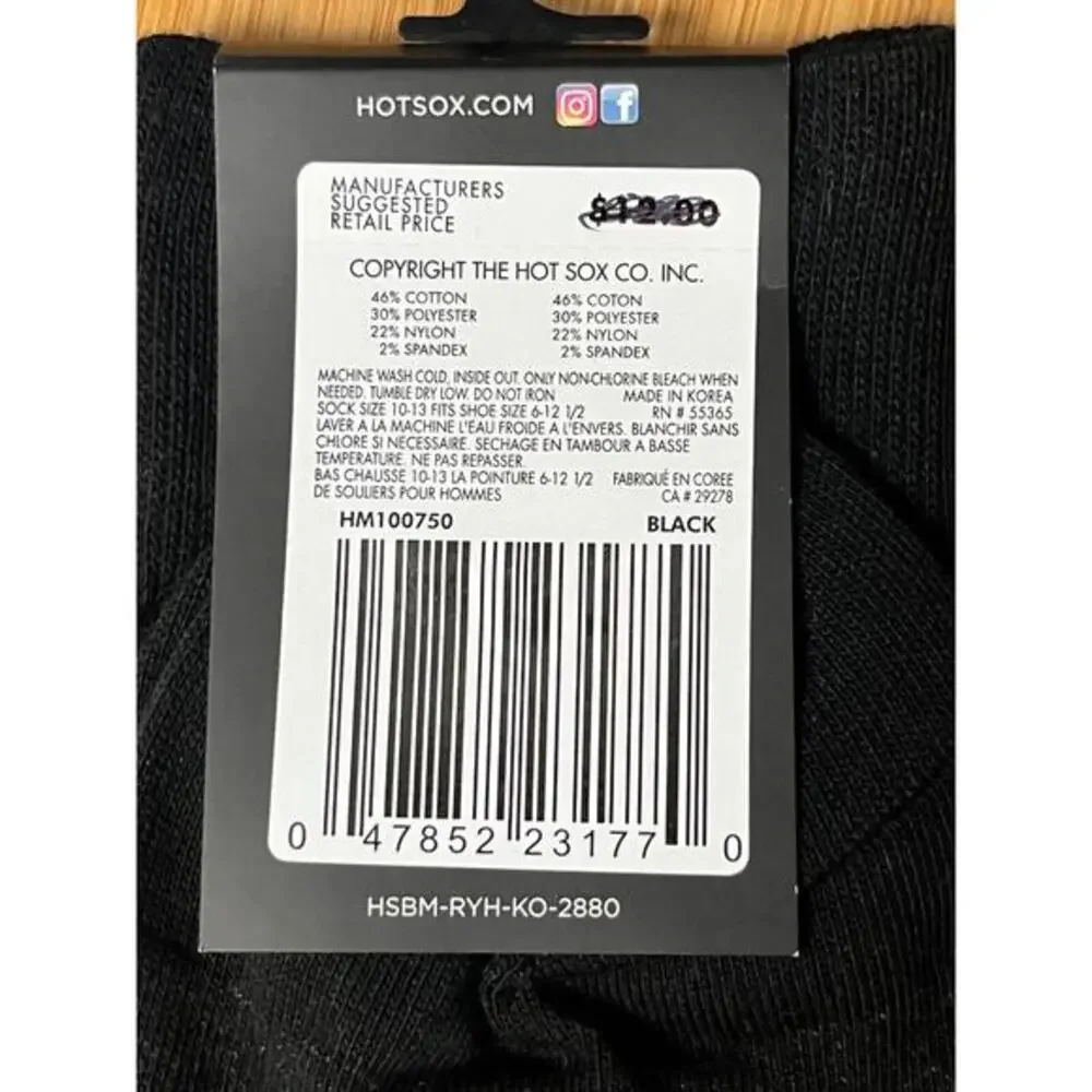 Hot Sox no noted